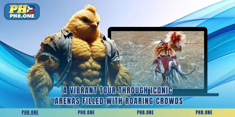 A vibrant tour through iconic arenas filled with roaring crowds