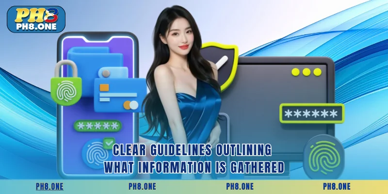 Clear guidelines outlining what information is gathered
