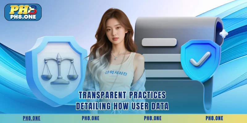Transparent practices detailing how user data